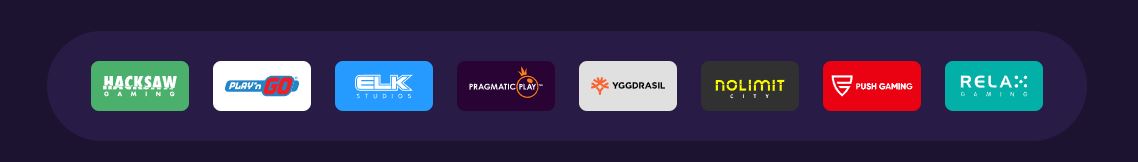 Spela slots från Pragmatic Play och Hacksaw Gaming